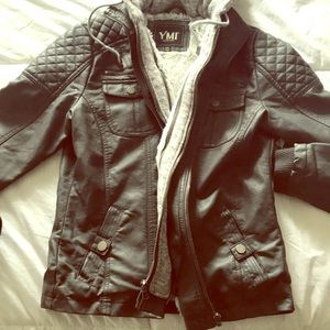 Faux Leather Jacket